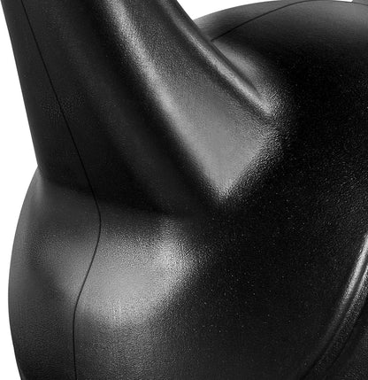 Yaheetech 6Pcs Kettlebell Set HDPE Coated Kettlebells Weight Sets 5LB, 10LB, 15LB, 20LB, 25LB, 35LB Kettlebells for Home Fitness Gym, Black