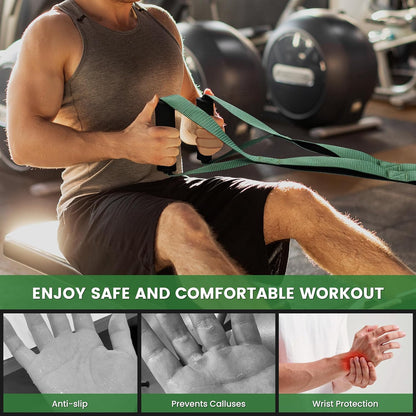 Tricep Rope Cable Attachment Handles, Tricep Pull down Attachment | 3 Lengths Tricep Rope for Face Pull, Push Down, Tricep Extension, Cable Rope Attachment for Gym Home Workout