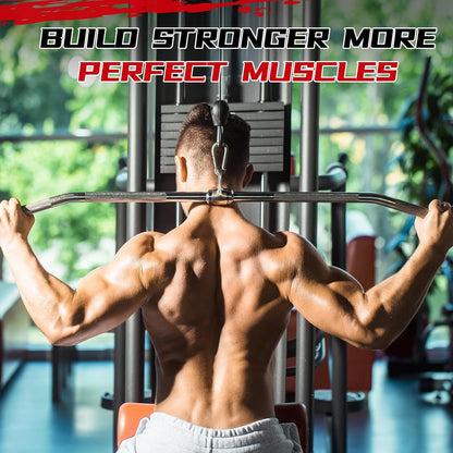 Weight Stack Pin Extender for Cable Machine & Home Gym, 10Mm Gym Pin for 2" Weight Plates, Magnetic Loading, Solid Steel Heavy Duty Attachment for Strength Training