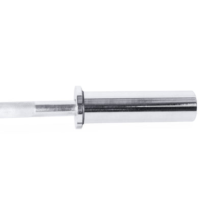 Barbell 47" Olympic Curl Bar, Chrome (Fits 2-Inch Weight Plates)