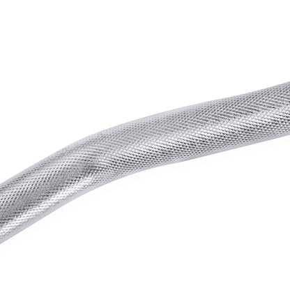 Barbell 47" Olympic Curl Bar, Chrome (Fits 2-Inch Weight Plates)