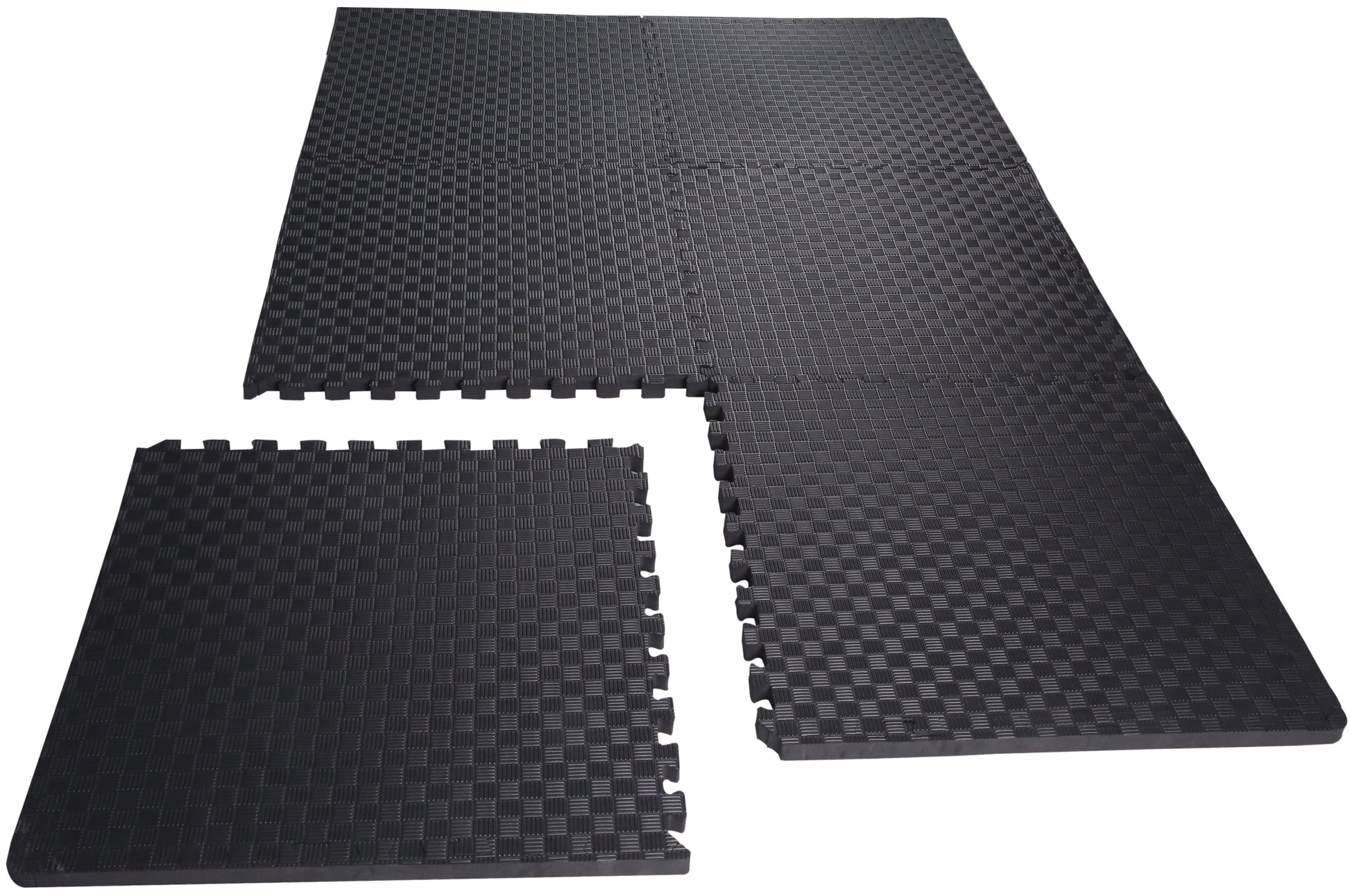 1" EXTRA Thick Puzzle Exercise Mat with EVA Foam Interlocking Tiles for MMA, Exercise, Gymnastics and Home Gym Protective Flooring, 24 Square Feet
