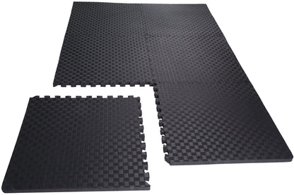 1" EXTRA Thick Puzzle Exercise Mat with EVA Foam Interlocking Tiles for MMA, Exercise, Gymnastics and Home Gym Protective Flooring, 24 Square Feet