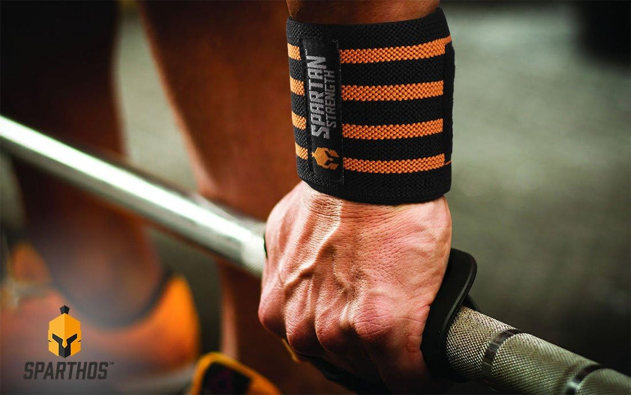 Wrist Wraps 21 Inches(!) Long - for Gym, Powerlifting, Weightlifting, Bodybuilding - Heavy Duty - for Men & Women - Improves Hand Strength & Supports Wrists