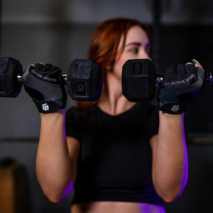 Max Grip Weight Lifting Workout Gloves for Gym Lifting, Biking, Fitness Training | Lightweight, Breathable, Non Slip | Men and Women