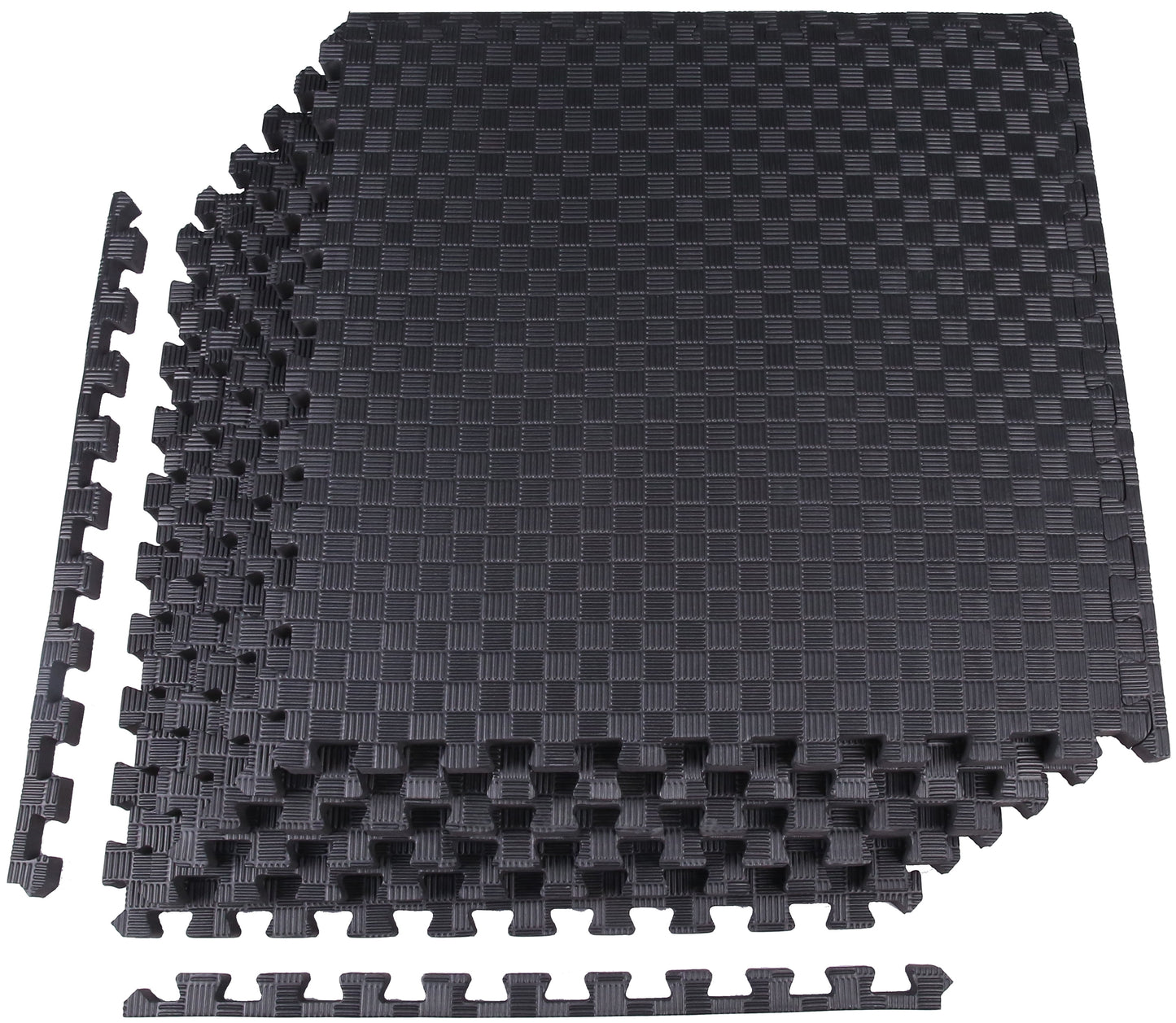 1" EXTRA Thick Puzzle Exercise Mat with EVA Foam Interlocking Tiles for MMA, Exercise, Gymnastics and Home Gym Protective Flooring, 24 Square Feet