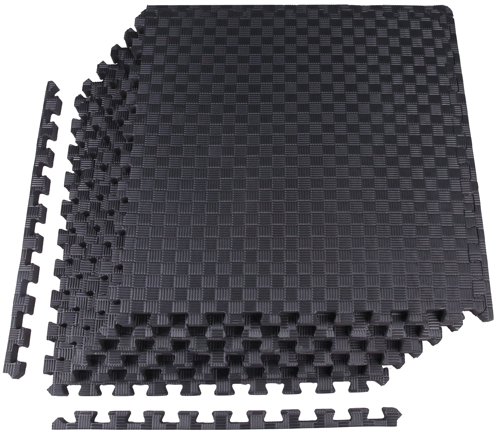 1" EXTRA Thick Puzzle Exercise Mat with EVA Foam Interlocking Tiles for MMA, Exercise, Gymnastics and Home Gym Protective Flooring, 24 Square Feet