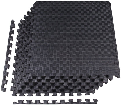 1" EXTRA Thick Puzzle Exercise Mat with EVA Foam Interlocking Tiles for MMA, Exercise, Gymnastics and Home Gym Protective Flooring, 24 Square Feet