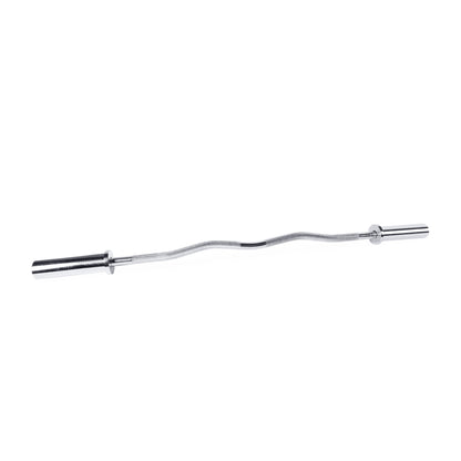 Barbell 47" Olympic Curl Bar, Chrome (Fits 2-Inch Weight Plates)