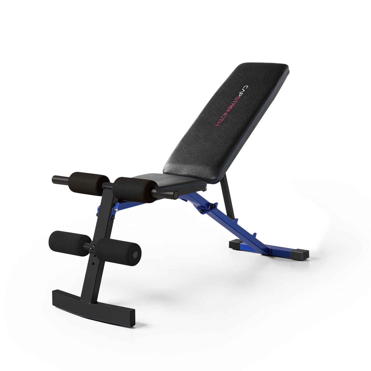 Strength Adjustable FID Weight Bench (600 Lb Weight acity), Blue