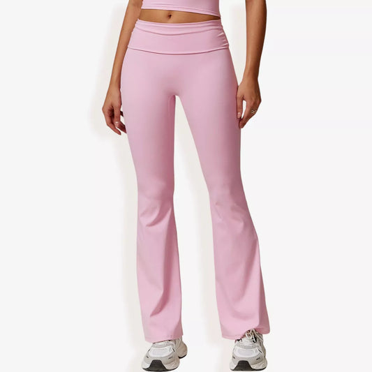 Anna-Kaci Active Women'S Flared High Waist Yoga Pants for Activewear and Everyday Comfort for Workout Wear
