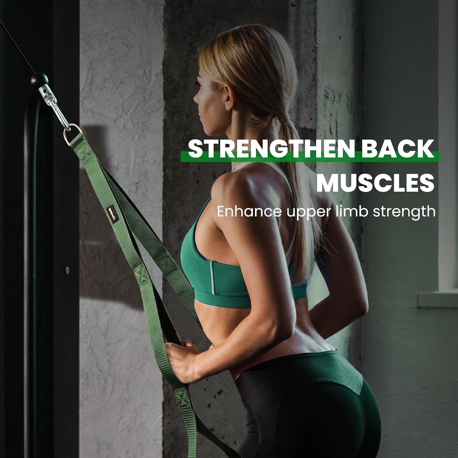 Tricep Rope Cable Attachment Handles, Tricep Pull down Attachment | 3 Lengths Tricep Rope for Face Pull, Push Down, Tricep Extension, Cable Rope Attachment for Gym Home Workout