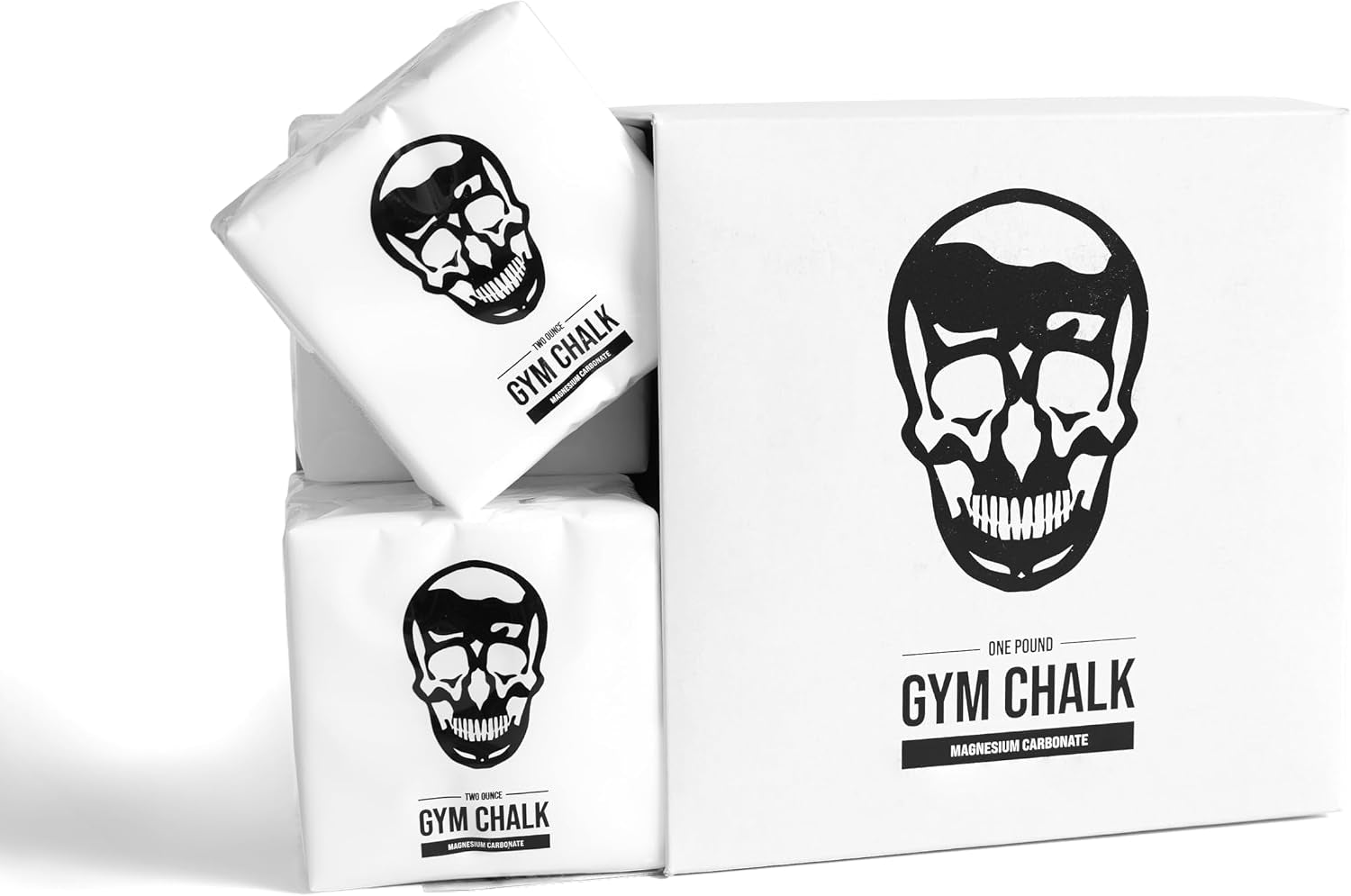 Gym Chalk, Athletic Powder Chalk for Maximum Grip Magnesium Carbonate Chalk for Powerlifting, Weightlifting, Rock Climbing, Gymnastics Chalk Block (8-2Oz Chalk Blocks)