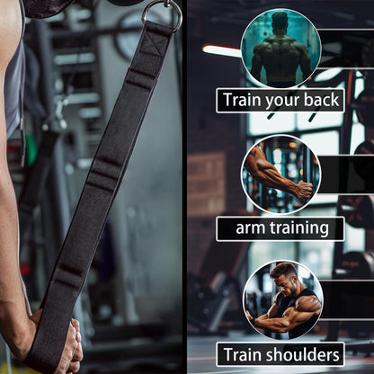 Tricep Rope, Tricep Pull down Attachment with Carry Bag, Tricep Rope Cable Attachment for Pull Downs, Strength Training, Arm Training, Facepulls and Perfect for Professional Gym