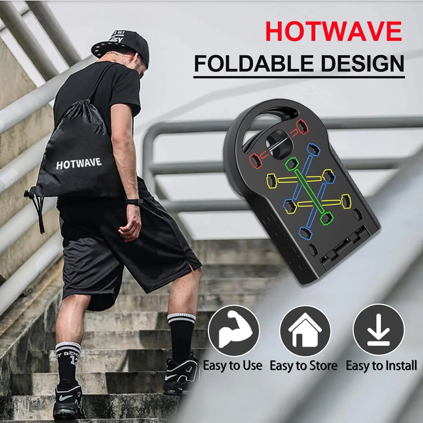 Hotwave-Fitness Board Push up Board