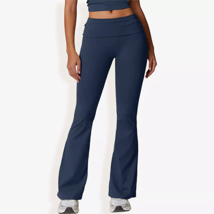 Anna-Kaci Active Women'S Flared High Waist Yoga Pants for Activewear and Everyday Comfort for Workout Wear