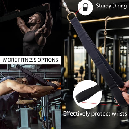 Tricep Rope, Tricep Pull down Attachment with Carry Bag, Tricep Rope Cable Attachment for Pull Downs, Strength Training, Arm Training, Facepulls and Perfect for Professional Gym