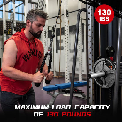 Weight Stack Pin Extender for Cable Machine & Home Gym, 10Mm Gym Pin for 2" Weight Plates, Magnetic Loading, Solid Steel Heavy Duty Attachment for Strength Training