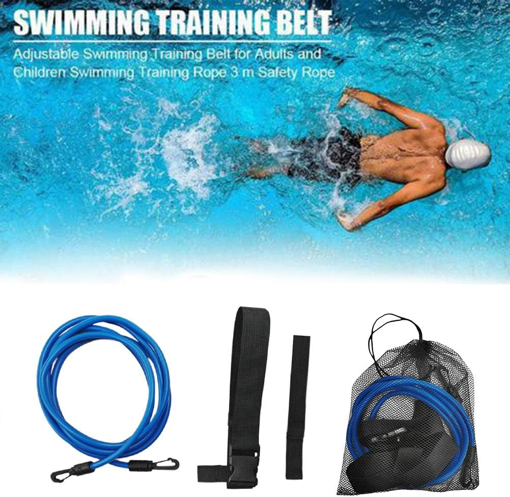 Swimming Tether Swim  20 * 20 * 4 Swim Training Belts Swim Bungee Cords Bands Swim Tether Stationary Swimming Swim Harness Static Swimming Belt