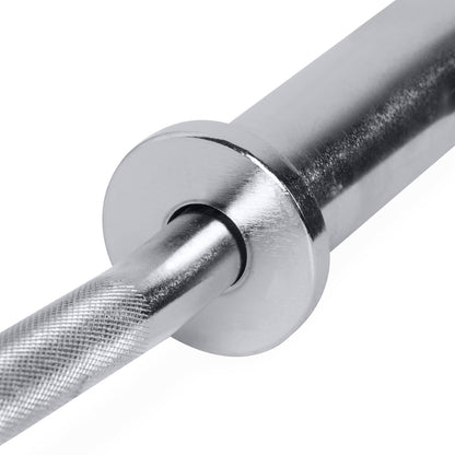 Barbell 47" Olympic Curl Bar, Chrome (Fits 2-Inch Weight Plates)