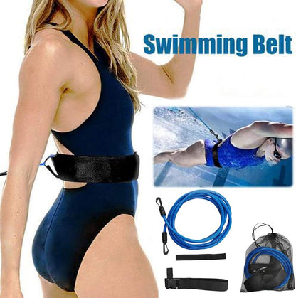 Swimming Tether Swim  20 * 20 * 4 Swim Training Belts Swim Bungee Cords Bands Swim Tether Stationary Swimming Swim Harness Static Swimming Belt