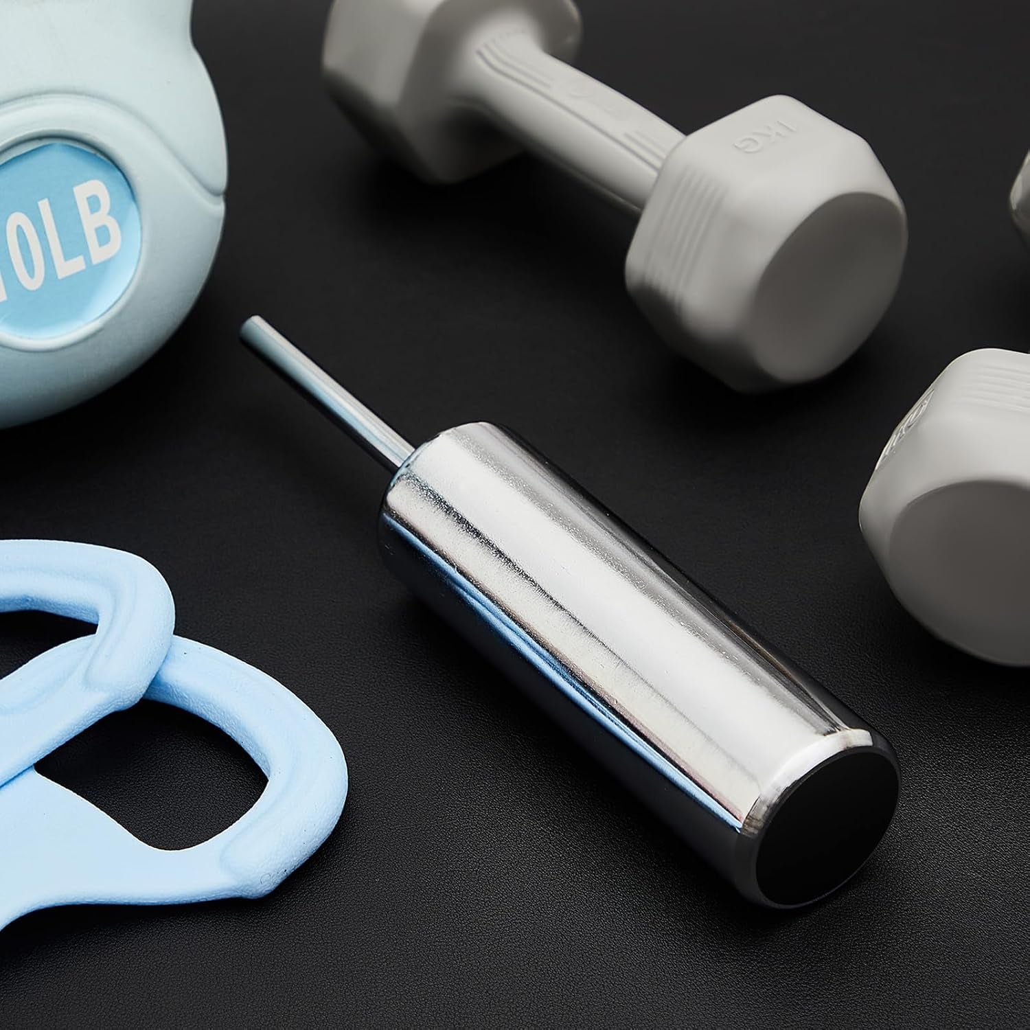 Weight Stack Pin Extender for Cable Machine & Home Gym, 10Mm Gym Pin for 2" Weight Plates, Magnetic Loading, Solid Steel Heavy Duty Attachment for Strength Training