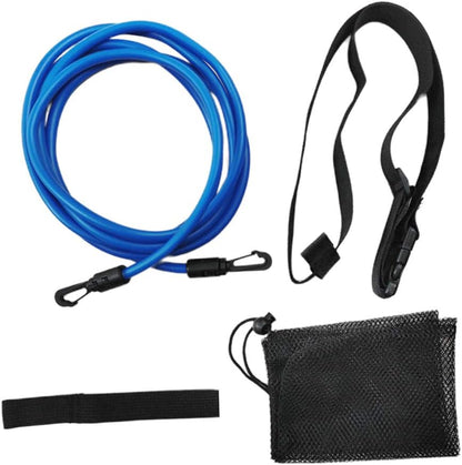 Swimming Tether Swim  20 * 20 * 4 Swim Training Belts Swim Bungee Cords Bands Swim Tether Stationary Swimming Swim Harness Static Swimming Belt